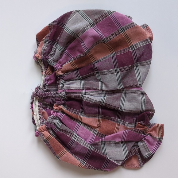 Original 1985 Cabbage Patch Kids Doll Outfit, Plaid "Sunshine" Dress & Bloomers - Picture 7 of 9